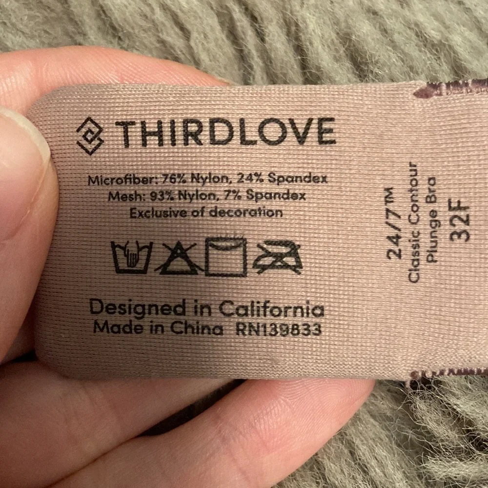 Thirdlove Dust Pink Bra Size 32F